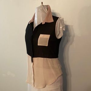 Tri colored top